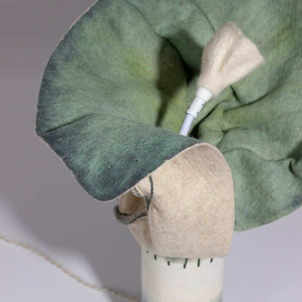 lampe en feutre de laine